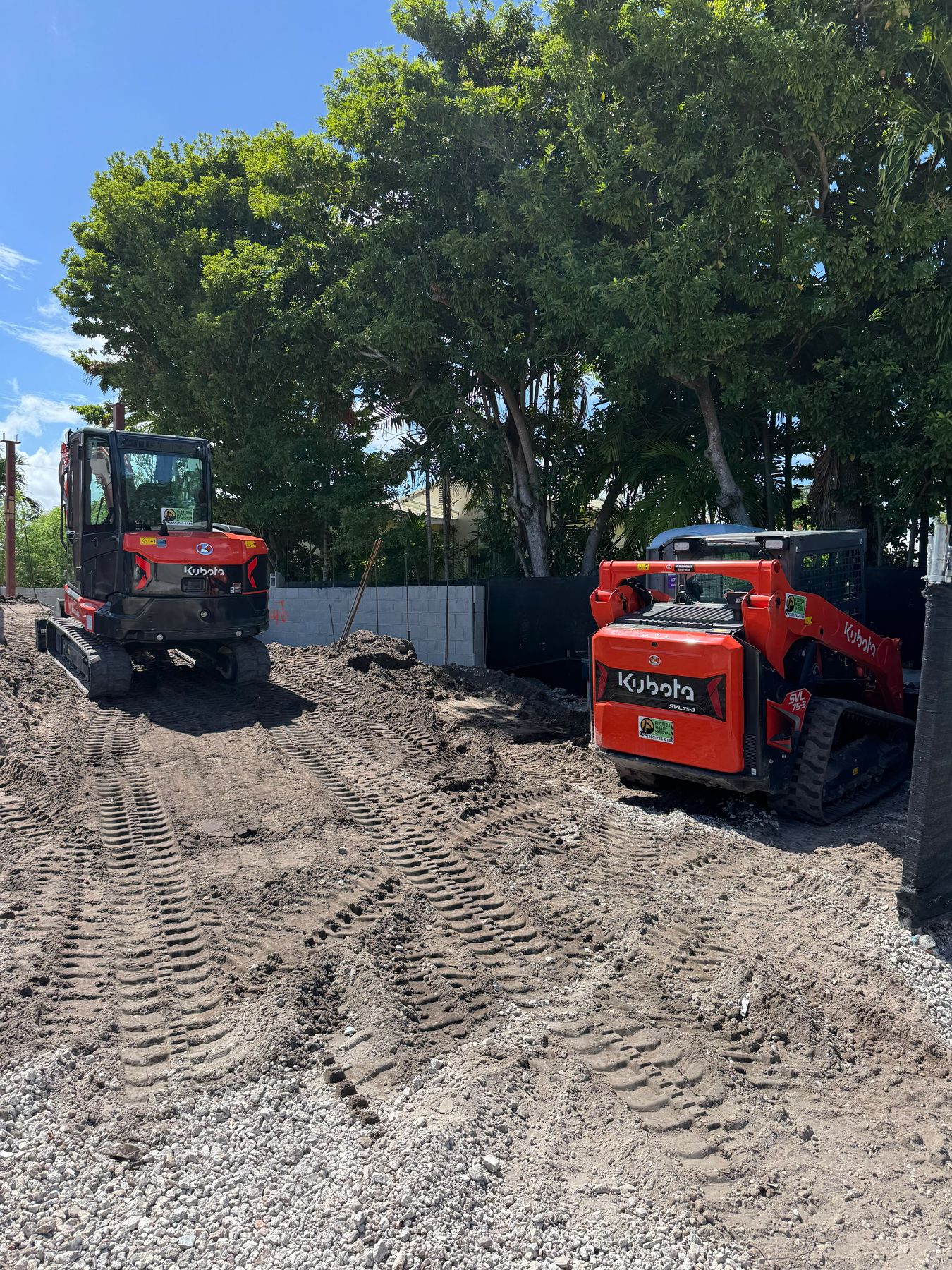 Florida Waste Removal job site in South Florida