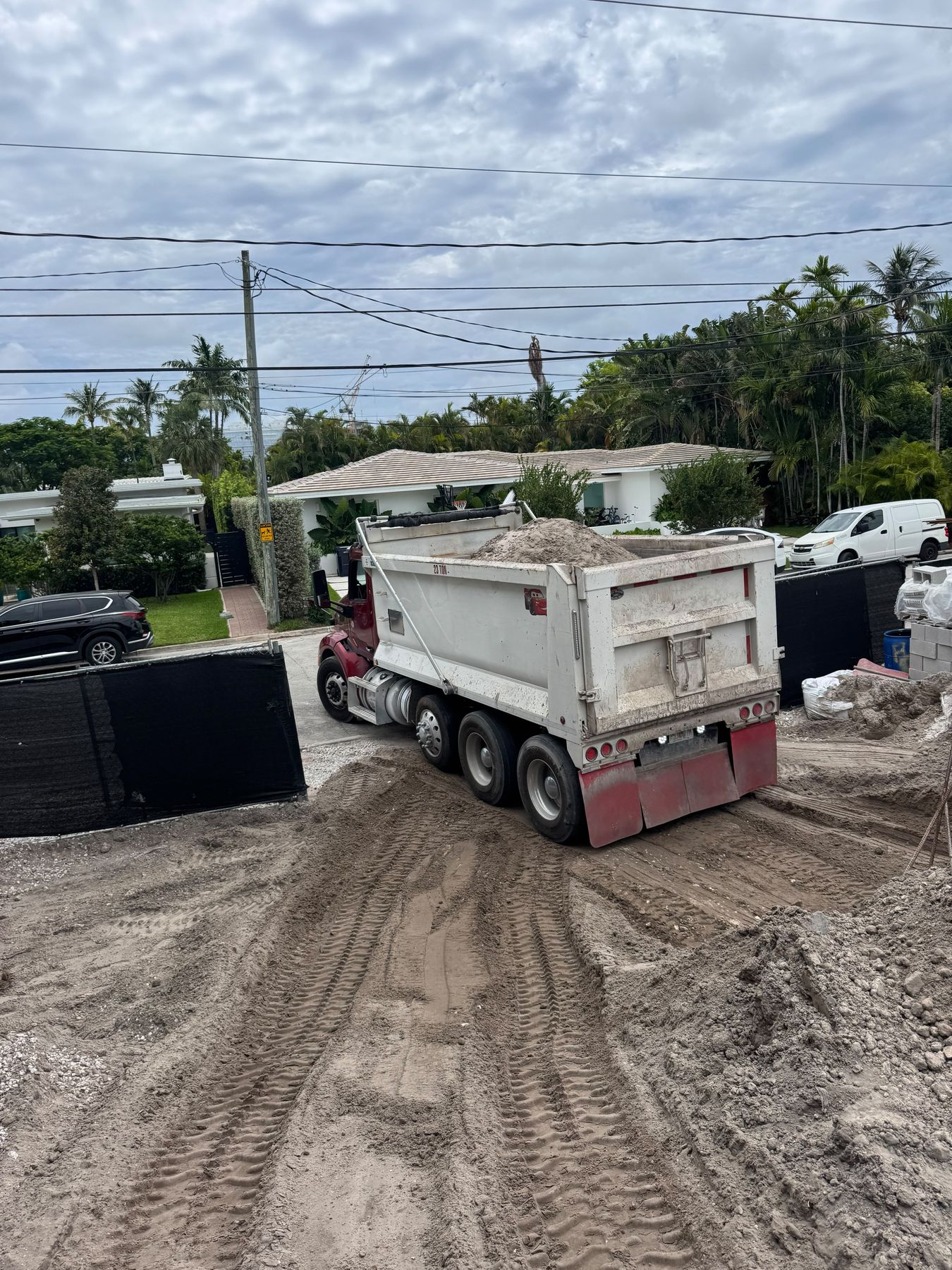 Florida Waste Removal job site in South Florida